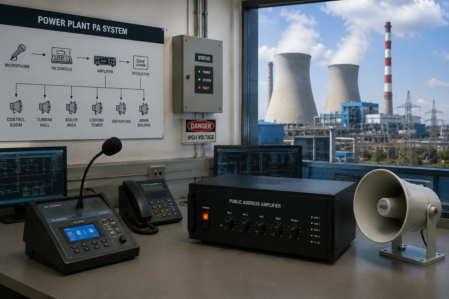 Power Plant PA System