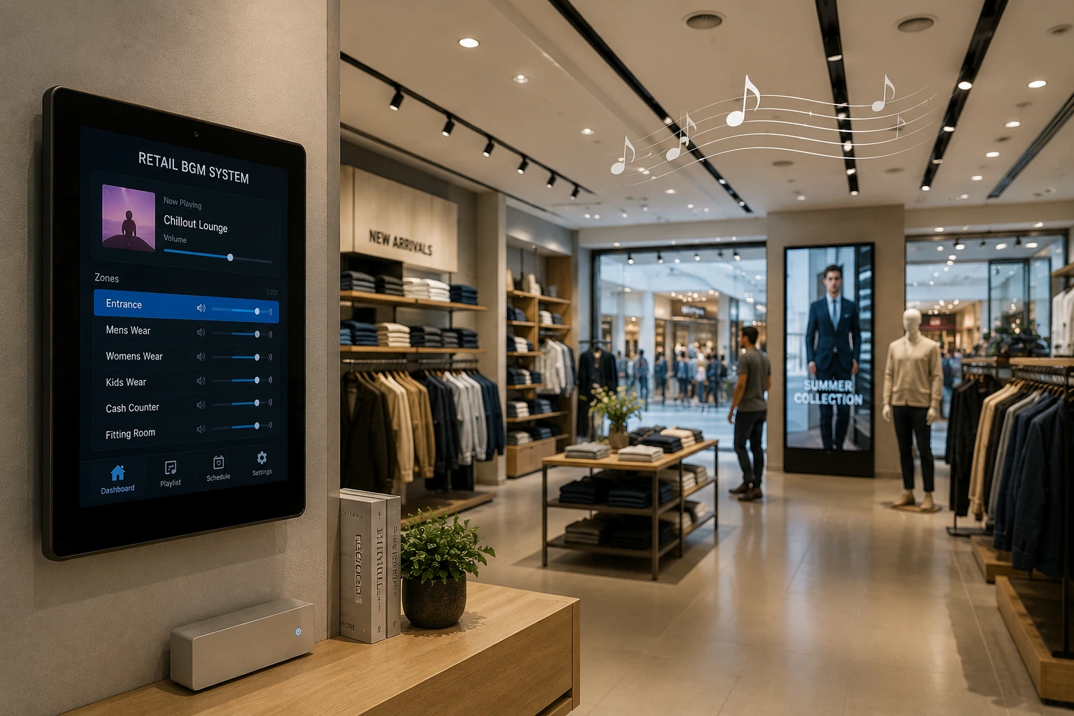 Retail BGM System